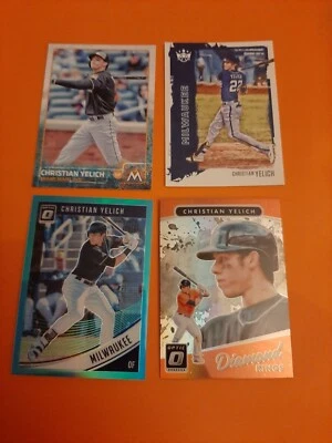 LOTE DE 4 CARTAS DE CHRISTIAN YELICH TOPPS PANINI DONRUSS ÓPTICA VER DESCRIPCIÓN  Foto 1 de 2