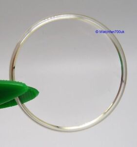 Cristal plexiglas à dôme de remplacement convient aux tons or oméga 166,002