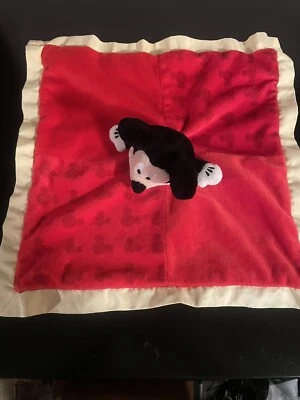 Manta de seguridad Disney Baby Mickey Mouse roja Mickey Dot B5 Foto 1 de 4