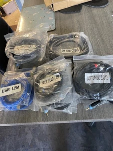 Job Lot Jack, Phono,and HDMI leads/Cables - Photo 1/8