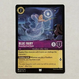 Blue Fairy 36/204 Disney Lorcana Rise of the Floodborn Regular Uncommon Card NM - Picture 1 of 2