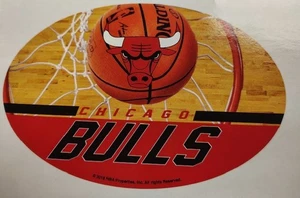 NBA Chicago Bulls 5.5" X 5.75" Oval Decal - Picture 1 of 2
