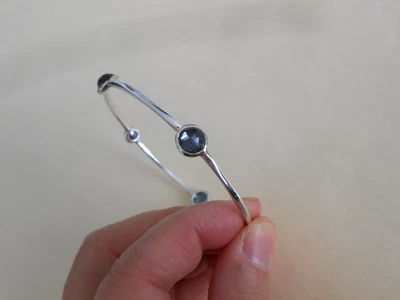 Brazalete Brazalete Ippolita Rock Candy Piedra Gris Oscuro 5 Estaciones Talla 7.75" Foto 1 de 4