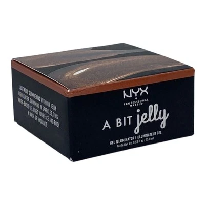 NYX A Bit Jelly Glimmering Face & Body .53 Fl oz Gel Illuminator Bronze ABJG103 - Image 1 of 4