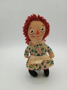 Bambola Raggedy Ann 1968 con vestito floreale - Foto 1 di 17