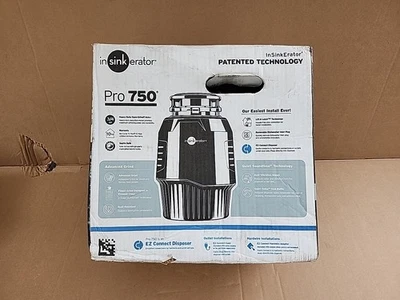 InSinkErator Advanced Series Pro 750 Disposal, 3/4 HP w/Cord - Black - Image 1 of 4