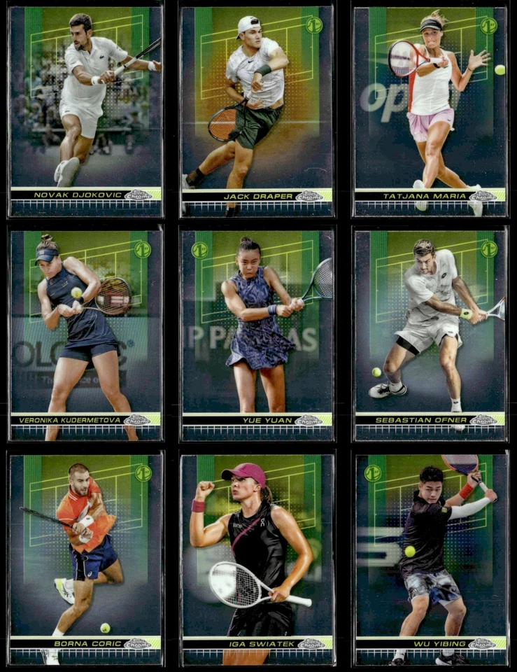 2024 Topps Chrome Tennis - #1-200 - Set Building Player Pick - Updated 11/28 - Image 1 of 1