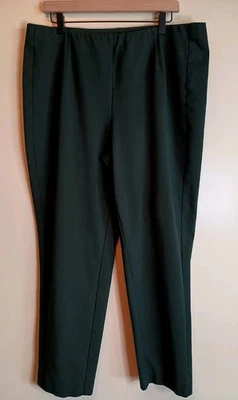 Pantalones J.Jill Ponte Slim Pierna XL Verde Bosque Oscuro Elastizados PullOn Trabajo Informal Pantalón Foto 1 de 4