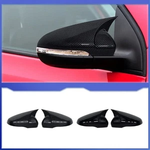 New Car Rearview Side Mirror Cover Wing Cap Exterior Door Case Trim Carbon Fiber - Picture 1 of 14