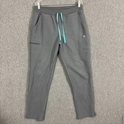 Figs Women’s Size Large Tall Graphite Grey Yola Yoga Scrub Pants - Image 1 of 4