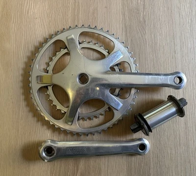 Juego de bielas Mavic 631 “Starfish” 175 mm 53/39 con Mavic BB Foto 1 de 3