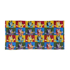 Strandtuch "Bluey Warhol", Fun Handtuch für Sommer, Pool Party Zubehör, [...] - Bild 1 von 3