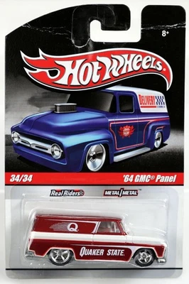 GMC Panel Quaker State Delivery 1964 Hot Wheels - R3756 NRFP 2009 rojo/blanco Foto 1 de 4