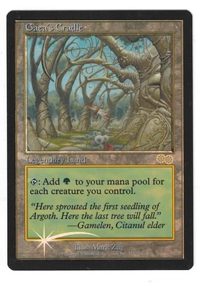 1x  FOIL Gaea's Cradle Judge Promo SP+++ or NM - Image 1 of 2