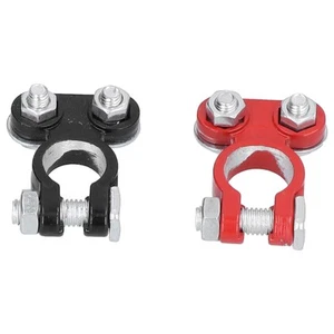 2pcs Battery Cable Terminal Clamps Aluminum Alloy Connectors Accessory For C LVE - Picture 1 of 22