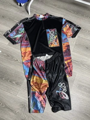 Camiseta deportiva de ciclismo Asics corta con tirantes vintage años 90 para hombre talla L grande rara ciclismo carreras Foto 1 de 4