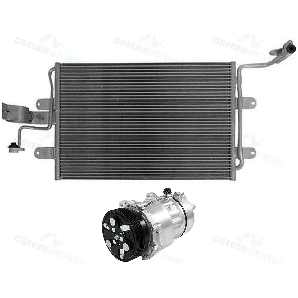 AC Condenser & AC Compressor Cooling Kit for Audi TT Quattro Volkswagen Beetle - Image 1 of 4