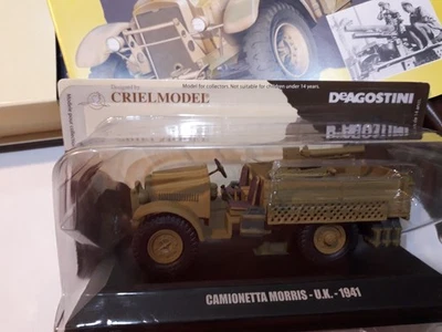COLLEZIONE VEICOLI MILITARI "DE AGOSTINI" CAMIONETTA MORRIS CS8 SC. 1/43 - Immagine 1 di 2
