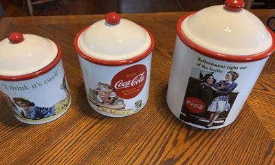 Juego de Botes, Vintage Coca Cola X 3  Foto 1 de 4