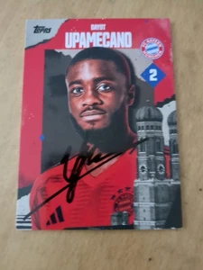 Orginales Autogramm. Bayern München. DFB. Topps. Upamecano. - Bild 1 von 2