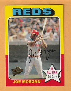 Joe Morgan Cincinnati Reds 2005 Topps favoritos de todos los tiempos de los fanáticos #85 Salón de la fama - Imagen 1 de 2