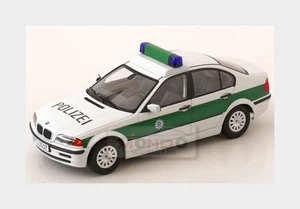 1:18 KK SCALE Bmw 3Er E46 Limousine German Police 1999 White & Green KKDC181434 - Picture 1 of 2