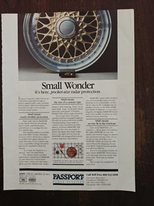 Passport Radar Receiver Vintage Full Page Color Magazine Ad Nice Images - Picture 1 of 3