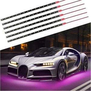 Tira de luces LED 15SMD para coches 6 piezas, 11,81" 12 voltios rosa  - Imagen 1 de 7
