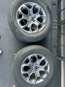 22 2022 FORD MAVERICK XLT (4)RIM/TIRES 17X7 5Y SPOKE RAISED CENTER SPOKES  - Picture 1 of 2