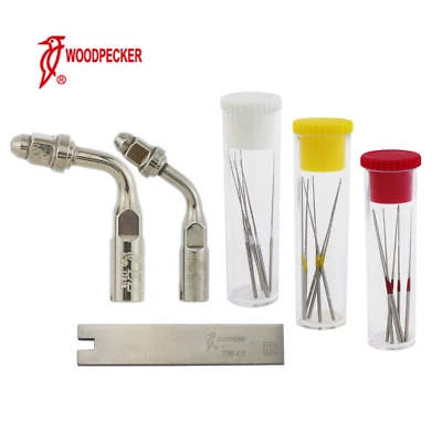 Woodpecker Dental Root Canal Cleaning Endo Wrench File 15# 20# 25# Tip EMS E1 E2 - Image 1 of 4