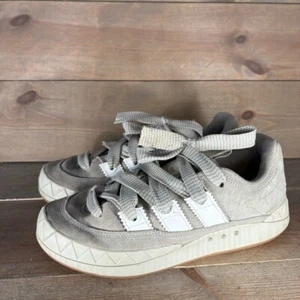 adidas adimatic womens size 9 shoes gray athletic chunky skate sneakers - Picture 1 of 8