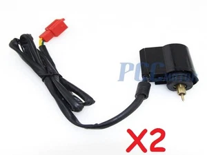 LOT 2 ELECTRIC CHOKE BYSTARTER AUTOMATIC SCOOTER ATV GY6 CARBURETOR I EL01X2 - Picture 1 of 1