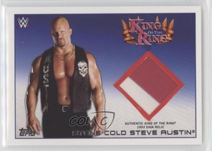 2015 Topps WWE King of the Ring Relics /30 Steve Austin Stone Cold HOF