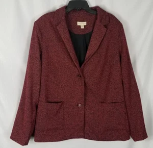 Blazer Tweed Borgoña Appleseed's Talla 18 - Imagen 1 de 6