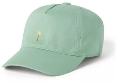 Gorra Janie and Jack 6-12 Meses Bebé Bordada Palma Lino-Algodón Nueva con Etiquetas Foto 1 de 4