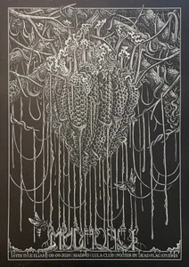 MUDHONEY Madrid, Spain 2024 silkscreened poster by Dead Flag Studios - Picture 1 of 1