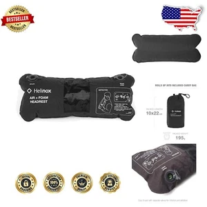 Inflatable Foam Headrest Pillow for Camping Chairs - Ultralight Comfort - Picture 1 of 7