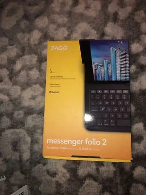 ZAGG Messenger Folio 2 Keyboard Folio/Case - Black - Image 1 of 2