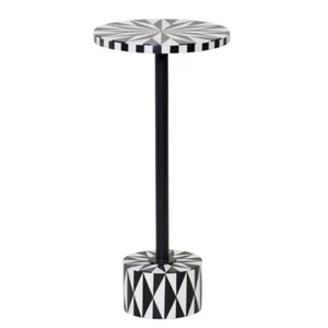 Modern Drink Table – Customized Accent Table | Side Table | Pedestal Table - Picture 1 of 9