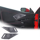 Real Carbon Door Speaker Cover Trim For Corvette C8 Z51 Z06 Coupe 2Lt 3Lt 20-23
