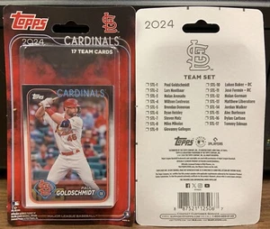2024 TOPPS ST. LOUIS CARDINALS TEAM SET GOLDSCHMIDT ARENADO MATZ CARLSON HELSLEY - Picture 1 of 1