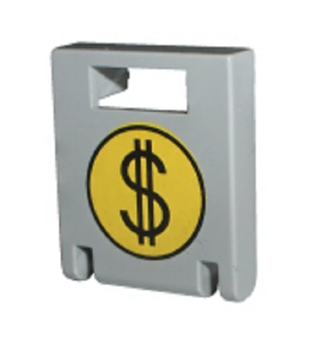 LEGO BANK ~ ATM Teller Safe Money Coins Ingots Locks Envelopes Slopes Tiles NEW - Image 1 of 1