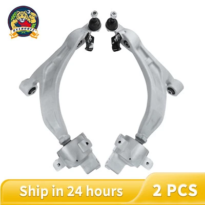 Brazos de control inferiores delanteros de 2 piezas con kit de rótulas para INFINITI FX35 FX37 FX50 QX7 Foto 1 de 4