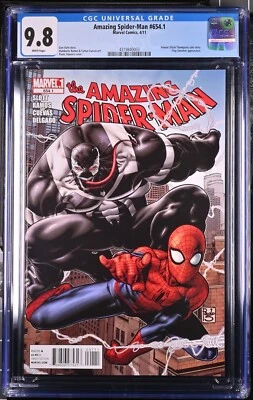 Amazing Spider-Man #654.1 CGC 9.8 1st app Agent Venom Flash Thompson 2011 Marvel - Image 1 of 2