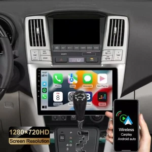 For 2003-2009 Lexus RX330/350/400H 9''Android 13 CarPlay Car Stereo Radio GPS BT - Picture 1 of 17