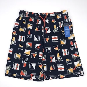 NWT NAUTICA TOM AO NAUTICAL SIGNAL FLAGS SWIM TRUNKS SIZE XL 18/20 - Picture 1 of 4