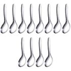  12 Pcs Serving Spoon Spoons Stainless Steel Rice Mashed Potatoes