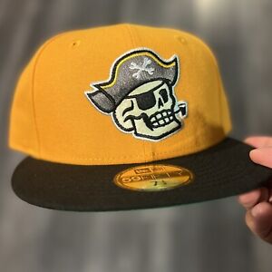 Hat Club x Chamuco Studio "Pirates" Gold Yellow Black New Era 59FIFTY Hat Cap