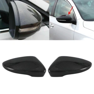 Tapas de espejo retrovisor exterior óptica carbono cubierta para VW Beetle Jetta Passat CC - Imagen 1 de 8