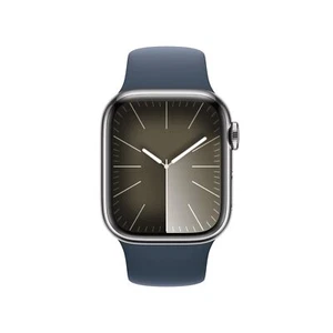 Apple Watch Series 9, GPS + Cellular 41mm Smartwatch with Silver Stainless Steel - Picture 1 of 5